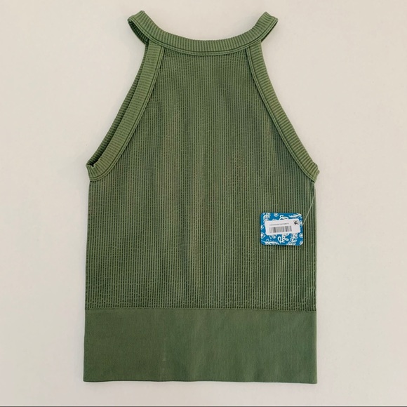 SOLD Free People Ribbed High Neck Seamless Top - Picture 2 of 8